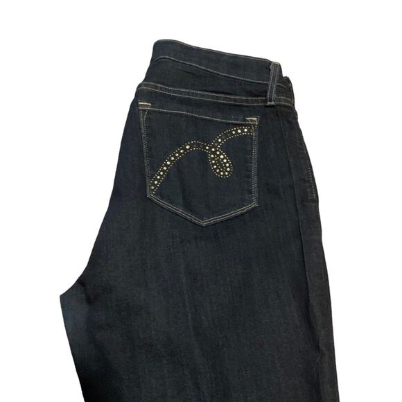 NYDJ Jeans Dark Wash Lift & Tuck Technology Denim Size US 14 - Picture 3 of 8